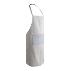 Vue Tablier de luxe Ukiyo en rcotton 280gr Aware™ de couleur blanc| Krokrodeal
