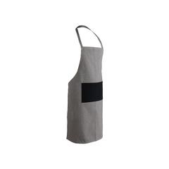 Vue Tablier de luxe Ukiyo en rcotton 280gr Aware™ de couleur noir| Krokrodeal