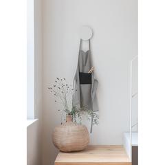 Vue Tablier de luxe Ukiyo en rcotton 280gr Aware™ de couleur noir| Krokrodeal