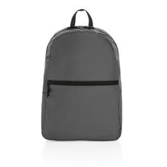 Vue Sac à dos en rPET Impact AWARE™ de couleur gris| Krokrodeal