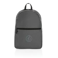 Vue Sac à dos en rPET Impact AWARE™ de couleur gris| Krokrodeal