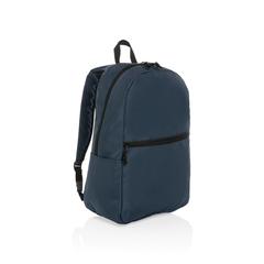 Vue Sac à dos en rPET Impact AWARE™ de couleur bleu| Krokrodeal