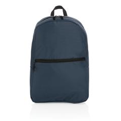 Vue Sac à dos en rPET Impact AWARE™ de couleur bleu| Krokrodeal