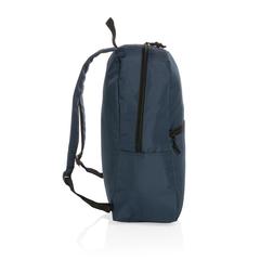 Vue Sac à dos en rPET Impact AWARE™ de couleur bleu| Krokrodeal