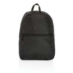 Vue Sac à dos en rPET Impact AWARE™ de couleur noir| Krokrodeal