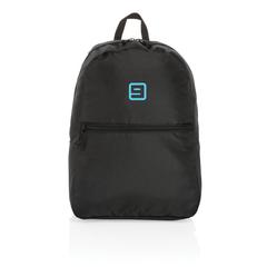Vue Sac à dos en rPET Impact AWARE™ de couleur noir| Krokrodeal