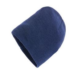 Vue Bonnet classique en laine Polylana® Impact AWARE™ de couleur bleu| Krokrodeal