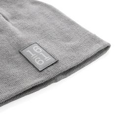 Vue Bonnet classique en laine Polylana® Impact AWARE™ de couleur gris| Krokrodeal
