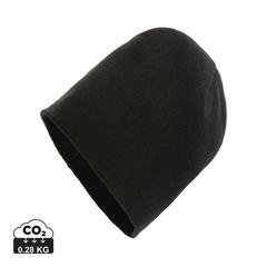 Vue Bonnet classique en laine Polylana® Impact AWARE™ de couleur noir| Krokrodeal