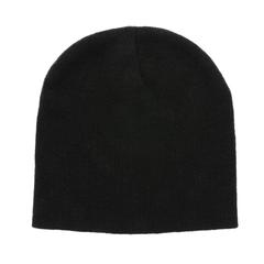 Vue Bonnet classique en laine Polylana® Impact AWARE™ de couleur noir| Krokrodeal