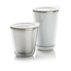 Vue Tasse de bureau Dia de couleur blanc| Krokrodeal