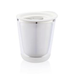 Vue Tasse de bureau Dia de couleur blanc| Krokrodeal