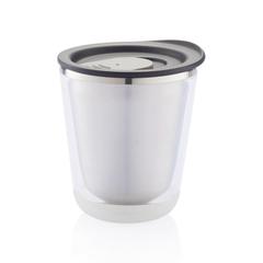 Vue Tasse de bureau Dia de couleur gris| Krokrodeal