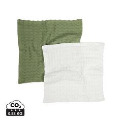 Vue VINGA Torchon nid d’abeille Cromer, 2 pièces de couleur vert| Krokrodeal