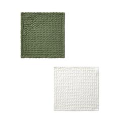 Vue VINGA Torchon nid d’abeille Cromer, 2 pièces de couleur vert| Krokrodeal