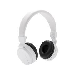 Vue Casque sans fil pliable de couleur blanc| Krokrodeal