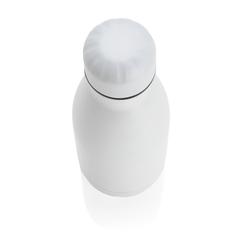 Vue Bouteille isotherme en acier 260ml de couleur blanc| Krokrodeal