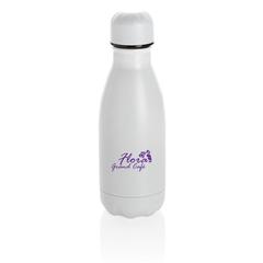 Vue Bouteille isotherme en acier 260ml de couleur blanc| Krokrodeal