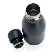 Vue Bouteille isotherme en acier 260ml de couleur bleu| Krokrodeal