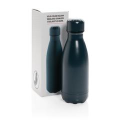 Vue Bouteille isotherme en acier 260ml de couleur bleu| Krokrodeal