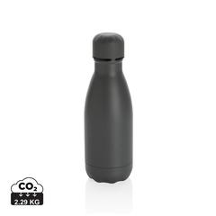 Vue Bouteille isotherme en acier 260ml de couleur gris| Krokrodeal