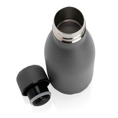Vue Bouteille isotherme en acier 260ml de couleur gris| Krokrodeal