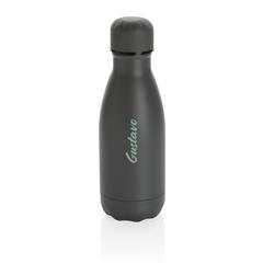 Vue Bouteille isotherme en acier 260ml de couleur gris| Krokrodeal