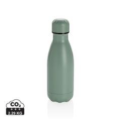 Vue Bouteille isotherme en acier 260ml de couleur vert| Krokrodeal