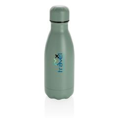 Vue Bouteille isotherme en acier 260ml de couleur vert| Krokrodeal
