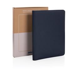 Vue Conférencier 300D rPET Impact Aware™ de couleur bleu| Krokrodeal