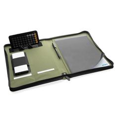 Vue Conférencier 300D rPET Impact Aware™ de couleur vert| Krokrodeal