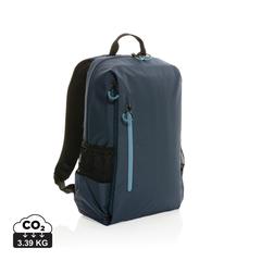 Vue Sac à dos ordinateur portable 15.6' Impact AWARE™ Lima de couleur bleu| Krokrodeal