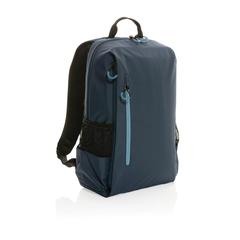 Vue Sac à dos ordinateur portable 15.6' Impact AWARE™ Lima de couleur bleu| Krokrodeal
