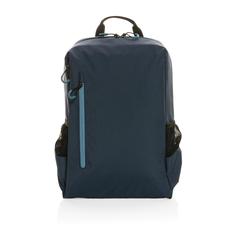 Vue Sac à dos ordinateur portable 15.6' Impact AWARE™ Lima de couleur bleu| Krokrodeal