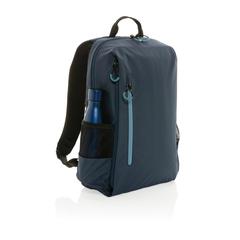 Vue Sac à dos ordinateur portable 15.6' Impact AWARE™ Lima de couleur bleu| Krokrodeal