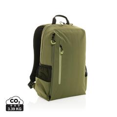 Vue Sac à dos ordinateur portable 15.6' Impact AWARE™ Lima de couleur vert| Krokrodeal