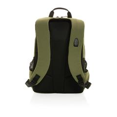 Vue Sac à dos ordinateur portable 15.6' Impact AWARE™ Lima de couleur vert| Krokrodeal