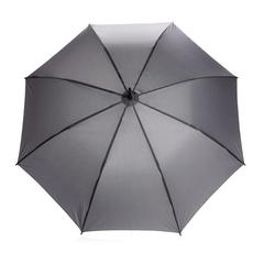Vue Parapluie 23" en rPET 190T avec ouverture auto Impact AWARE™ de couleur gris| Krokrodeal