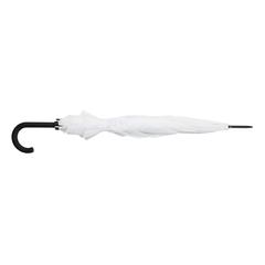 Vue Parapluie 23" en rPET 190T avec ouverture auto Impact AWARE™ de couleur blanc| Krokrodeal