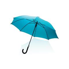 Vue Parapluie 23" en rPET 190T avec ouverture auto Impact AWARE™ de couleur bleu| Krokrodeal