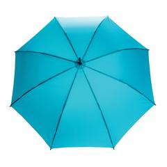 Vue Parapluie 23" en rPET 190T avec ouverture auto Impact AWARE™ de couleur bleu| Krokrodeal