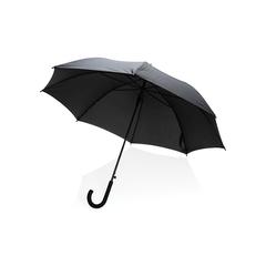 Vue Parapluie 23" en rPET 190T avec ouverture auto Impact AWARE™ de couleur noir| Krokrodeal