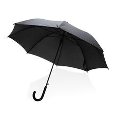 Vue Parapluie 23" en rPET 190T avec ouverture auto Impact AWARE™ de couleur noir| Krokrodeal