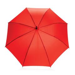 Vue Parapluie 23" en rPET 190T avec ouverture auto Impact AWARE™ de couleur rouge| Krokrodeal