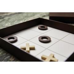 Vue VINGA Jeu de table basse Criss-cross de couleur blanc| Krokrodeal