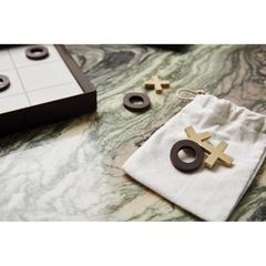 Vue VINGA Jeu de table basse Criss-cross de couleur blanc| Krokrodeal