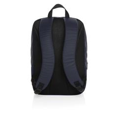 Vue Sac à dos pour ordinateur 15,6" en rPET AWARE™ Armond de couleur bleu| Krokrodeal