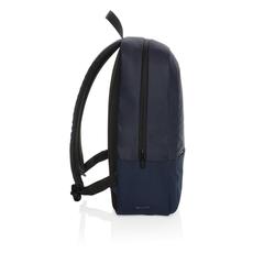 Vue Sac à dos pour ordinateur 15,6" en rPET AWARE™ Armond de couleur bleu| Krokrodeal