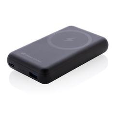 Vue Powerbank 10.000mAh en plastique recyclé RCS Urban V Sonoma de couleur noir| Krokrodeal