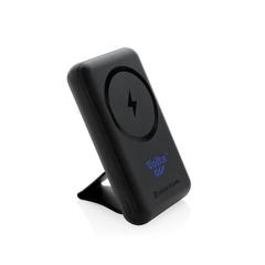 Vue Powerbank 10.000mAh en plastique recyclé RCS Urban V Sonoma de couleur noir| Krokrodeal